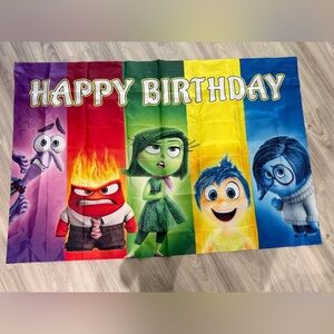 Inside out birthday banner 5x3ft